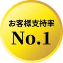 お客様支持率 No.1